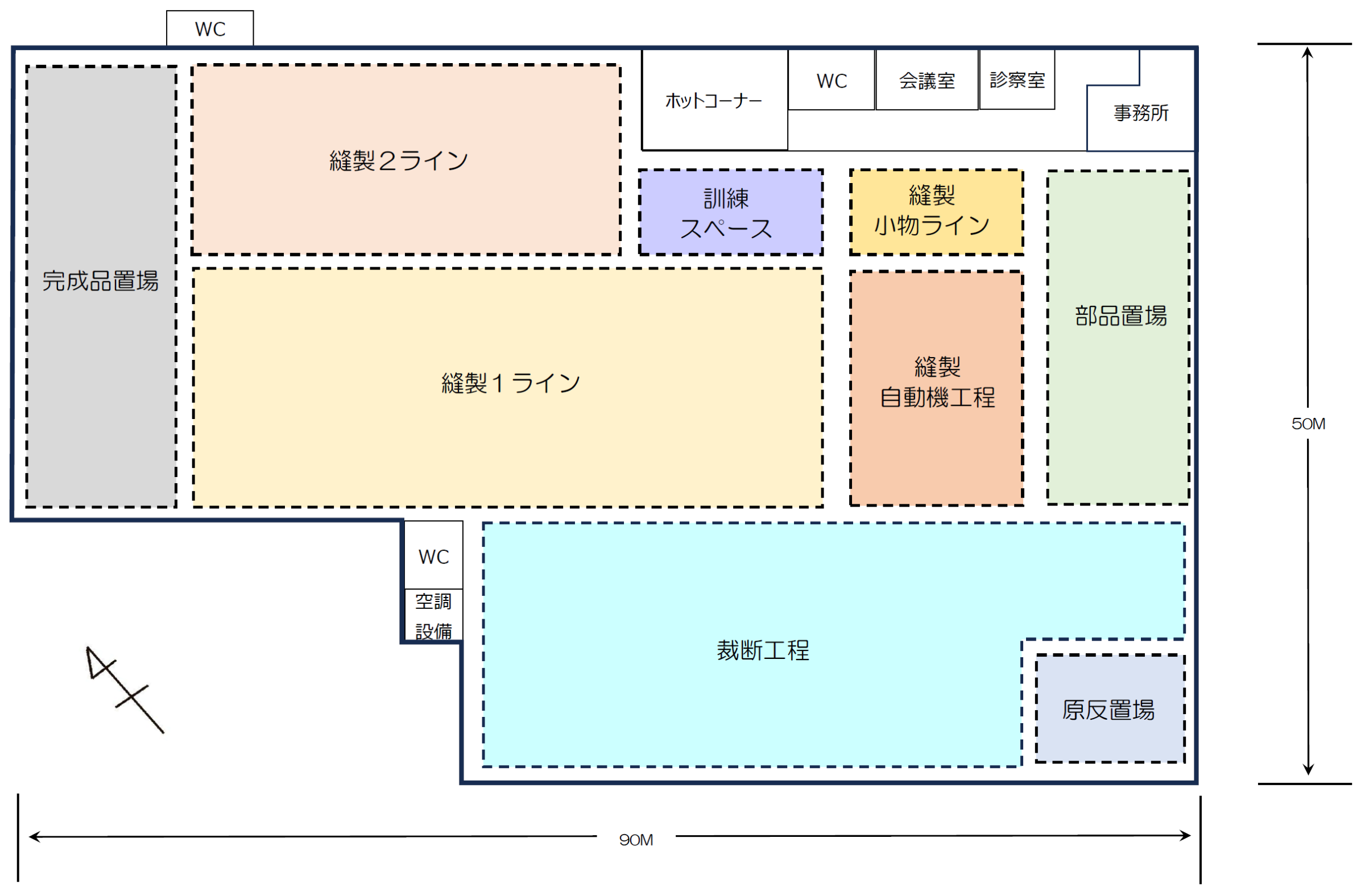 工場内マップ